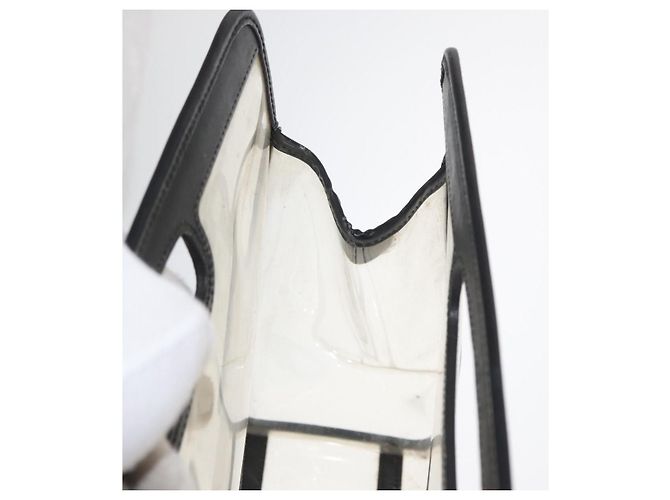 Borsa a mano in vinile trasparente GUCCI 002 1998 0453 Auth 156857 - vista 21