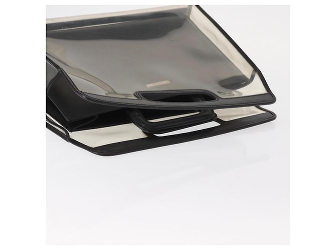 Borsa a mano in vinile trasparente GUCCI 002 1998 0453 Auth 156857 - vista 6