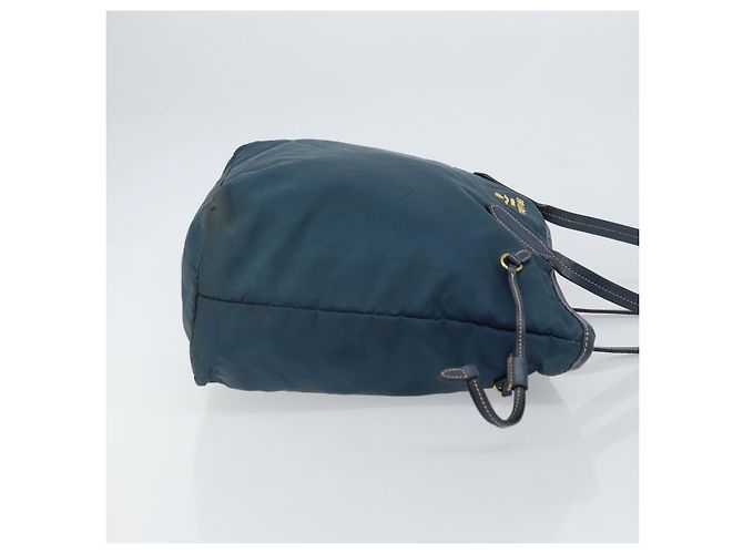 Prada Vintage Tote Tessuto Marineblau - Ansicht 3