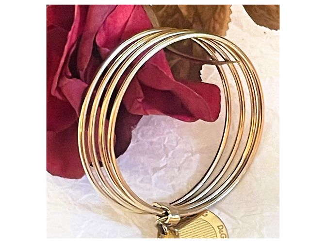 Iconico bracciale e DOLCE & GABBANA in acciaio placcato oro "Flutter" D'oro - vista 2