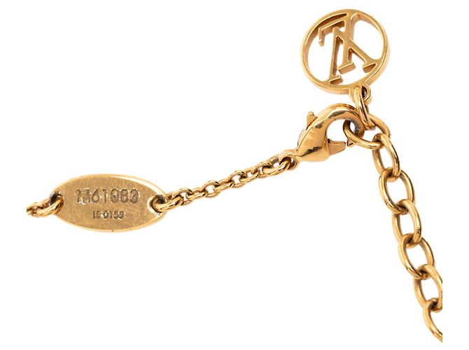 Collana Pendente Essenziale V Louis Vuitton D'oro - vista 3