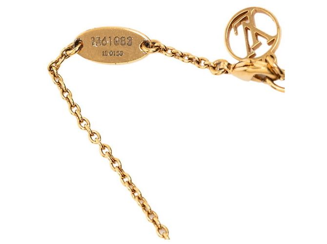 Collana Pendente Essenziale V Louis Vuitton D'oro - vista 5