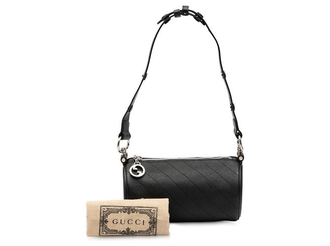 Borsa a Spalla Gucci Blondie 760169 Nero - vista 7
