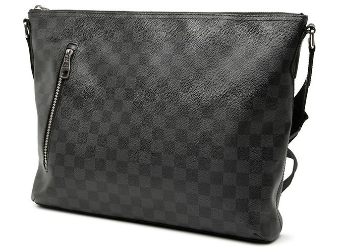 Borsa a Spalla Mick MM Damier Graphite Louis Vuitton Nero - vista 2