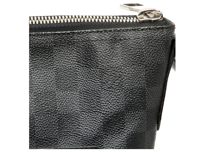 Borsa a Spalla Mick MM Damier Graphite Louis Vuitton Nero - vista 4