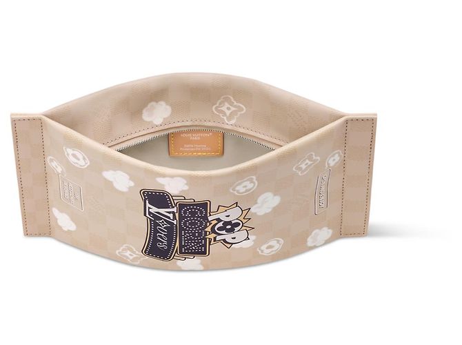 Louis Vuitton Borsa da toeletta Pop Corn LV x The Darjeeling Limited Beige - vista 2