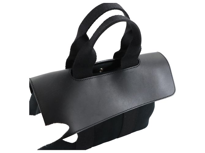 Borsa a mano Hermès Valparaiso PM Nero - vista 8