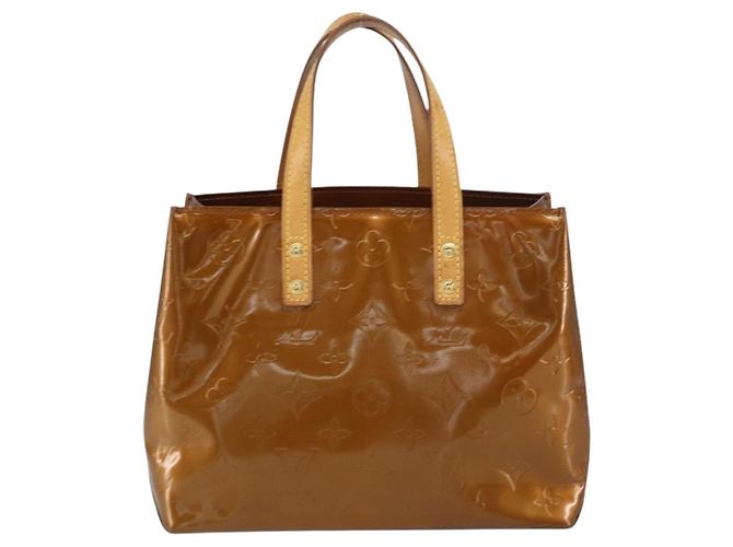 Louis Vuitton Reade Handbag Monogram Vernis PM Brown - view 2