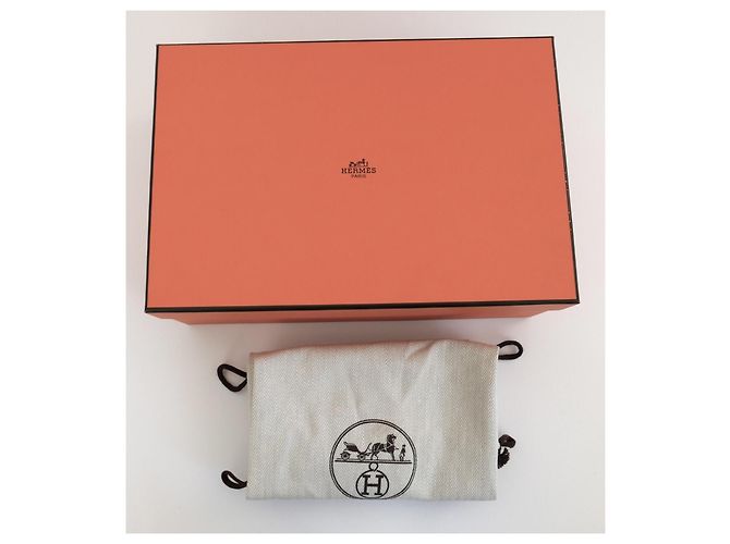 Sneakers Hermès Avantage in pelle bianca Bianco - vista 9