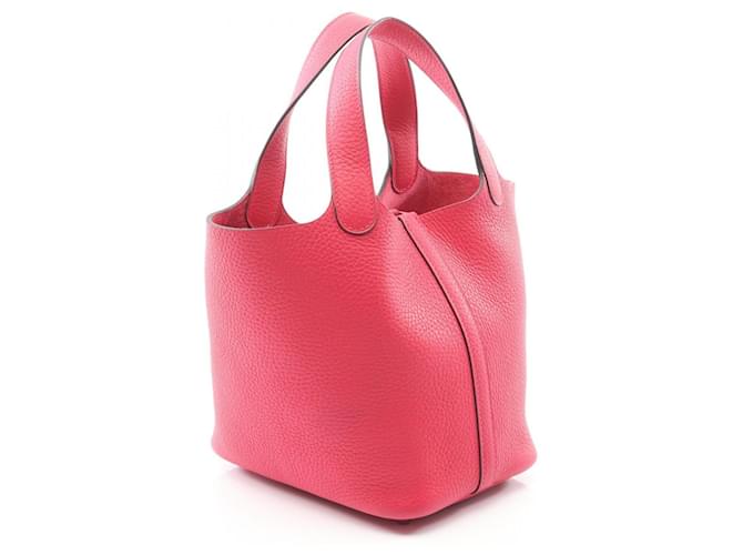 Borsa Picotin Lock PM di Hermès Rosa - vista 2