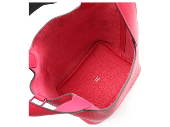 Borsa Picotin Lock PM di Hermès Rosa - vista 3