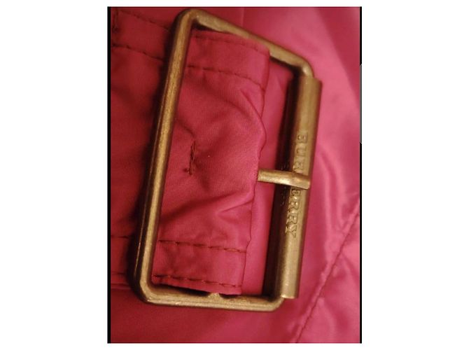 Burberry Trenchcoat Pflaume Polyester Bordeaux - Ansicht 5