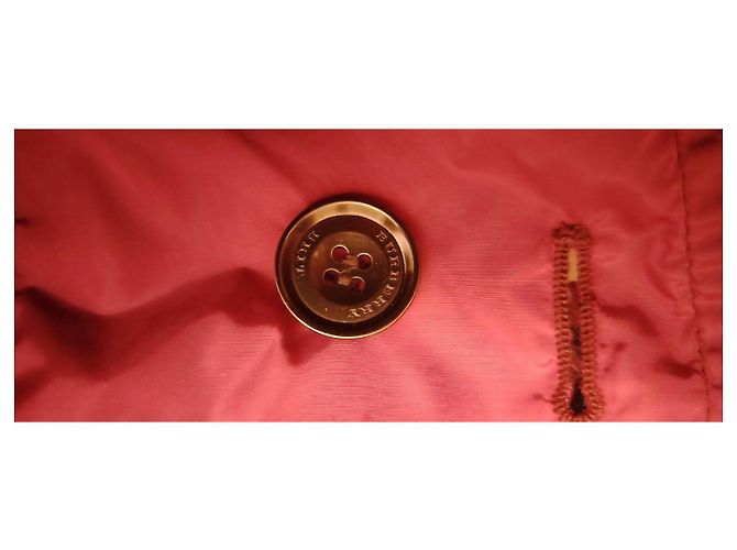 Burberry Trenchcoat Pflaume Polyester Bordeaux - Ansicht 7