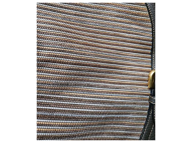 Borsa a tracolla Delvaux Chardonnay in pelle taupe - vista 13