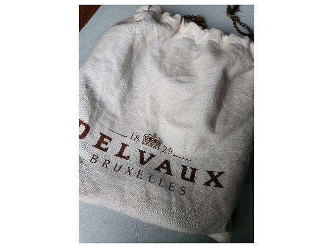 Borsa a tracolla Delvaux Chardonnay in pelle taupe - vista 4