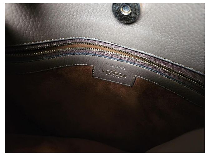 Borsa a tracolla Delvaux Chardonnay in pelle taupe - vista 5