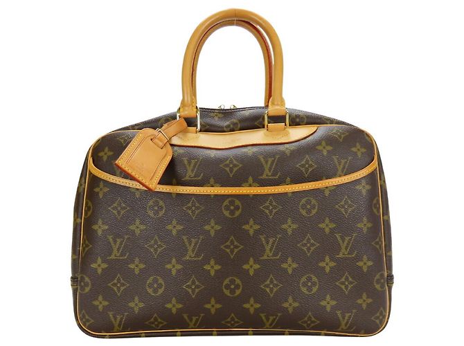 Borsa a mano Monogram Deauville Louis Vuitton Marrone Monogramma - vista 11