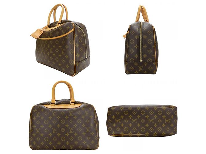Borsa a mano Monogram Deauville Louis Vuitton Marrone Monogramma - vista 2