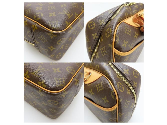 Borsa a mano Monogram Deauville Louis Vuitton Marrone Monogramma - vista 3