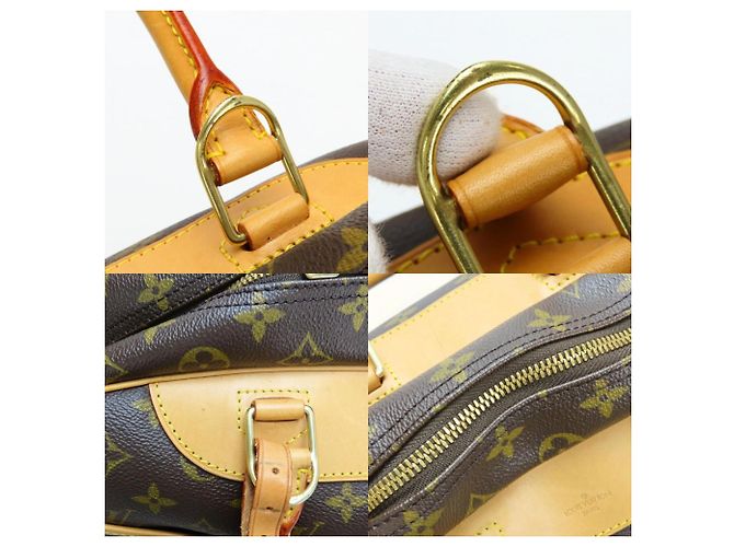 Borsa a mano Monogram Deauville Louis Vuitton Marrone Monogramma - vista 6