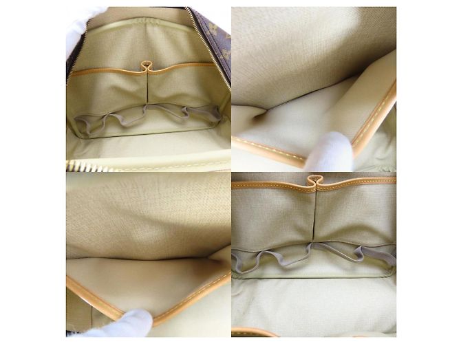 Borsa a mano Monogram Deauville Louis Vuitton Marrone Monogramma - vista 9