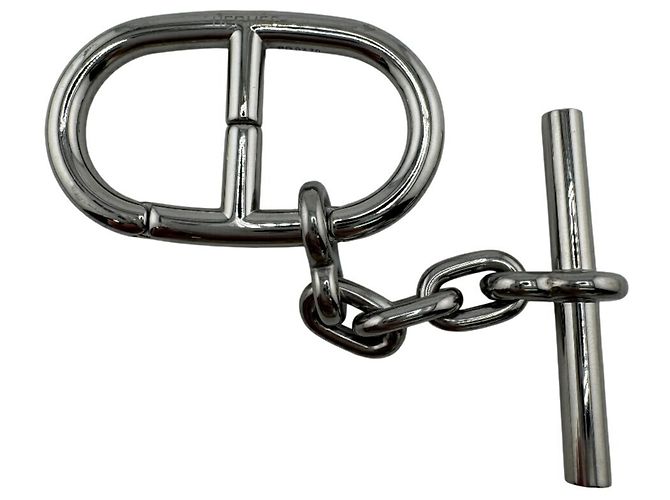 Ring Portachiavi Chaine d'Ancre di Hermès in Argento - vista 2