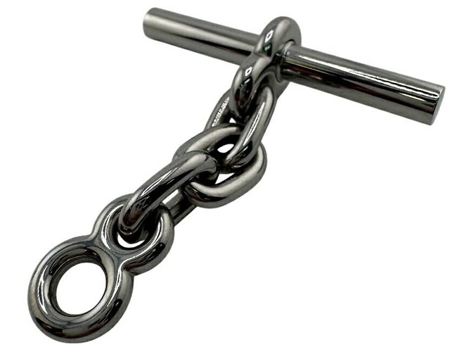 Ring Portachiavi Chaine d'Ancre di Hermès in Argento - vista 6
