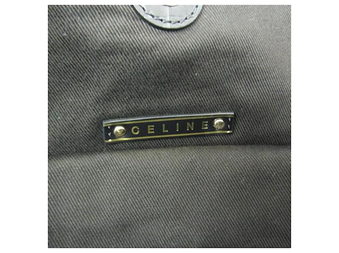 Céline Celine Bittersweet C Macadam-Muster Handtasche Schwarz Beige - Ansicht 15