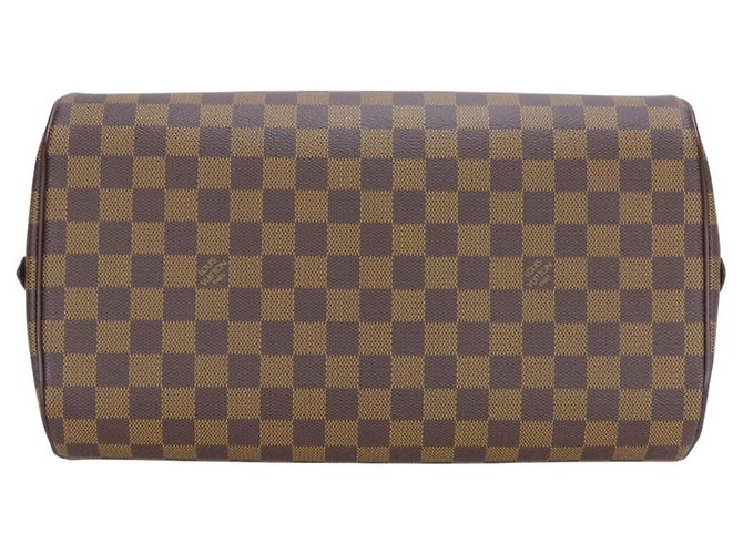Borsa Louis Vuitton Rivera MM Marrone Damier ebene - vista 4
