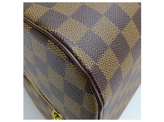 Borsa Louis Vuitton Rivera MM Marrone Damier ebene - vista 5