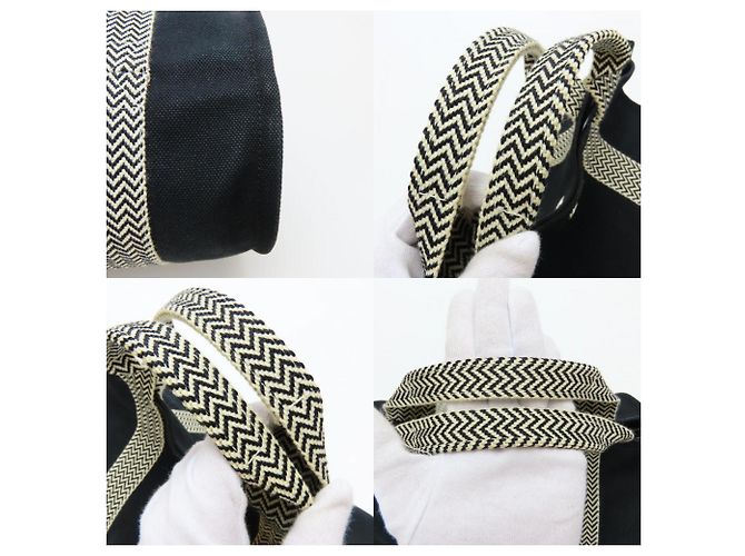 Hermès Bolso Tote PM Cannes Hermes Negro Crudo - vista 5