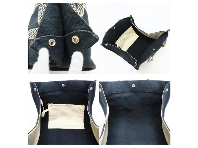 Hermès Bolso Tote PM Cannes Hermes Negro Crudo - vista 7