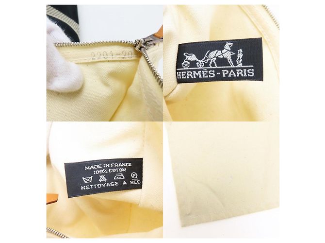 Hermès Bolso Tote PM Cannes Hermes Negro Crudo - vista 9