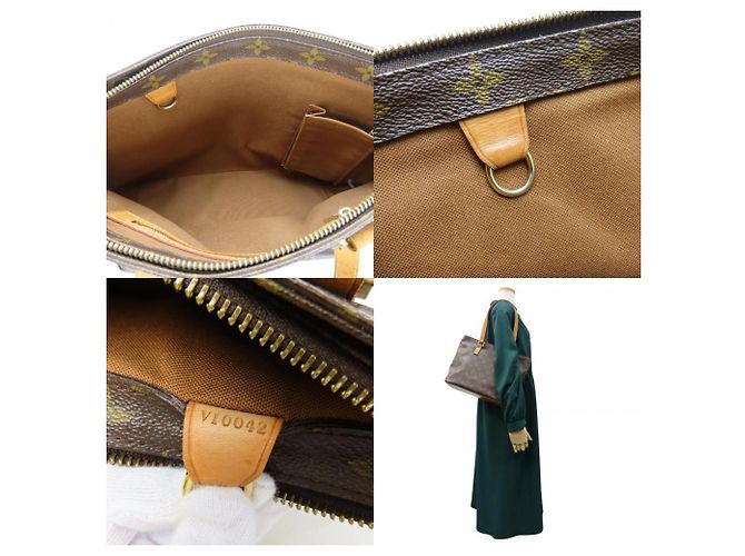 Borsa Tote Monogram Louis Vuitton Marrone - vista 10
