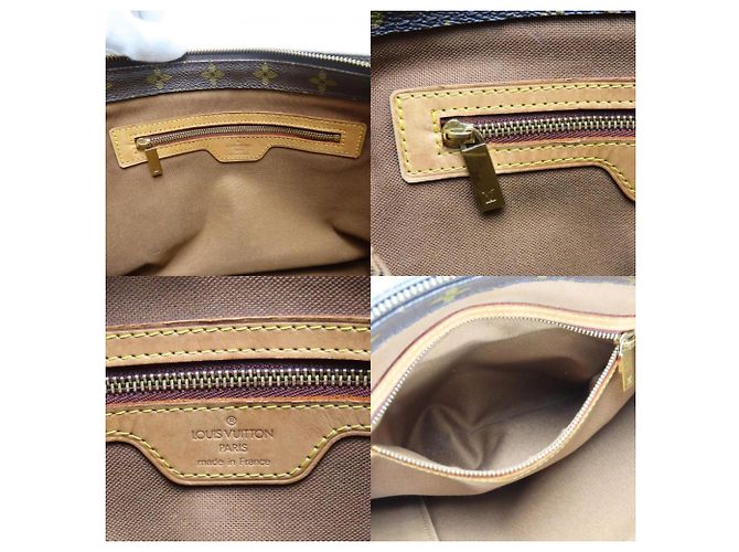 Borsa Tote Monogram Louis Vuitton Marrone - vista 9