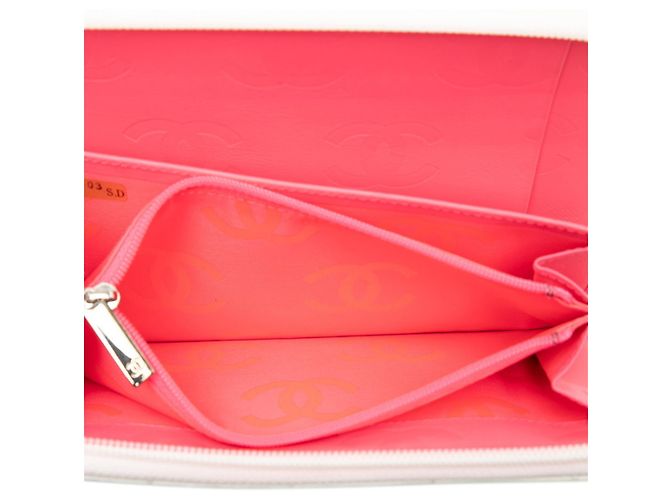 Cartera Larga Matelassé Cambon de Chanel Negro Blanco - vista 5