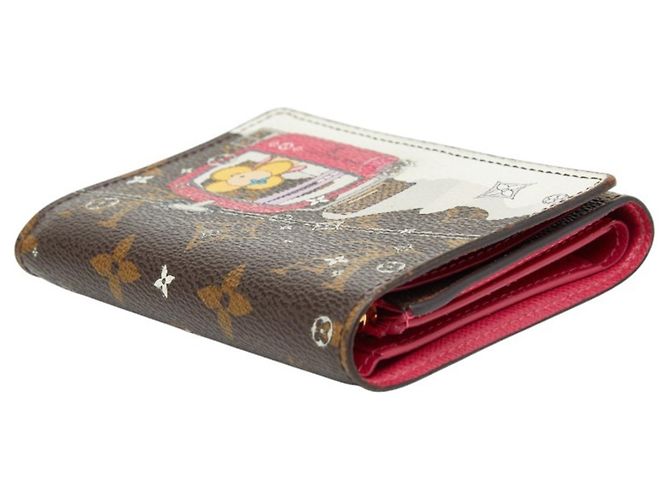 Cartera Victorine Monogram Vivienne de Louis Vuitton Castaño Fucsia - vista 4