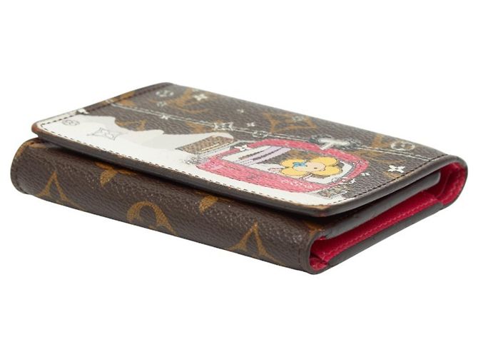 Cartera Victorine Monogram Vivienne de Louis Vuitton Castaño Fucsia - vista 5