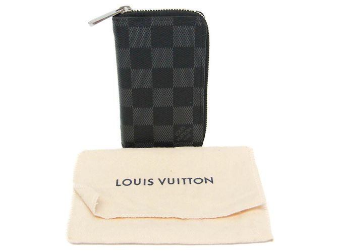 Portafoglio Zippy Damier Graphite Louis Vuitton Nero - vista 2