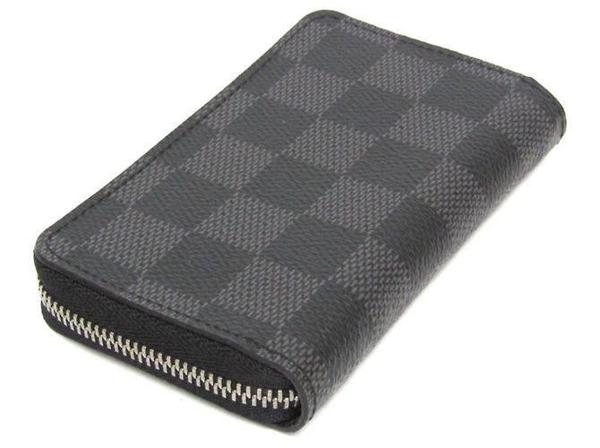 Portafoglio Zippy Damier Graphite Louis Vuitton Nero - vista 3