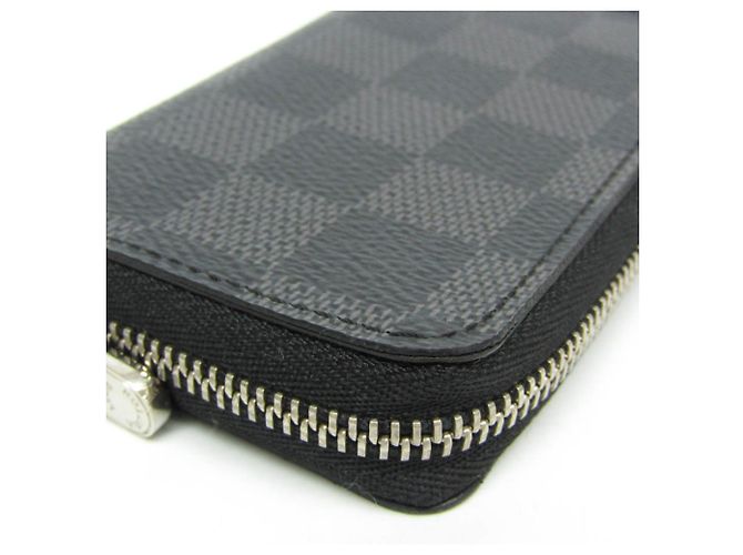 Portafoglio Zippy Damier Graphite Louis Vuitton Nero - vista 7
