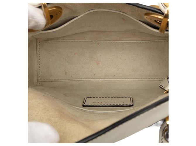 Borsa Christian Dior Dior Lady Mini Niki de Saint Phalle Bianco sporco - vista 5