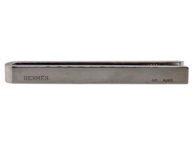 Hermès Fermaglio per cravatta perforato Hermes Evelyn H - vista 2