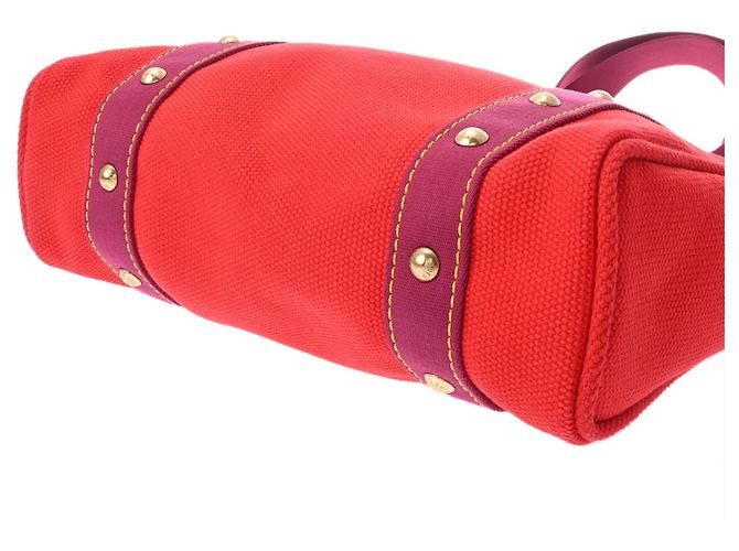 Louis Vuitton Antigua Cabas MM Rote Handtasche - Ansicht 6