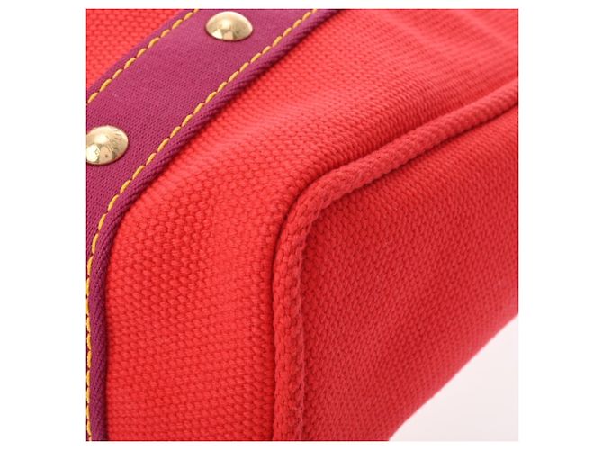 Louis Vuitton Antigua Cabas MM Rote Handtasche - Ansicht 8