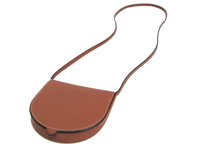 Loewe BORSO A TALLONE PICCOLO Borsa a spalla in pelle marrone - vista 3