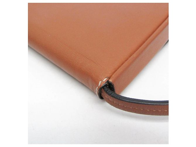 Loewe BORSO A TALLONE PICCOLO Borsa a spalla in pelle marrone - vista 8