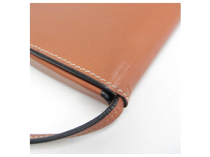 Loewe BORSO A TALLONE PICCOLO Borsa a spalla in pelle marrone - vista 9