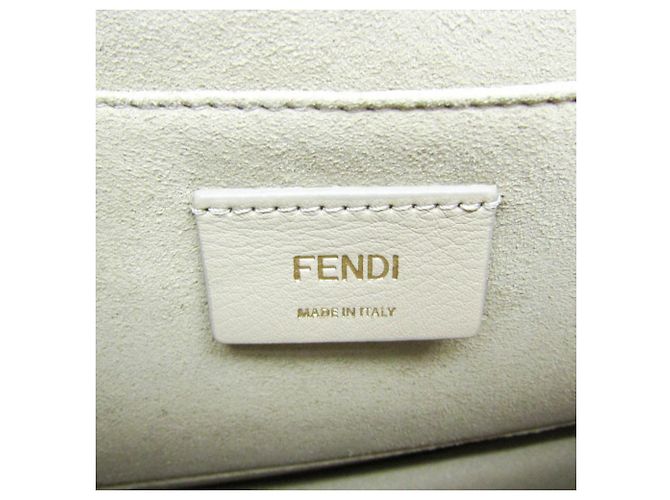 Borsa a mano Fendi KAN I in velluto e pelle Giallo Blu navy Blu chiaro - vista 14