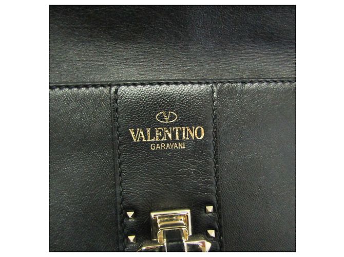 Pochette a spalla Lockstuds Valentino Garavani Nero - vista 17